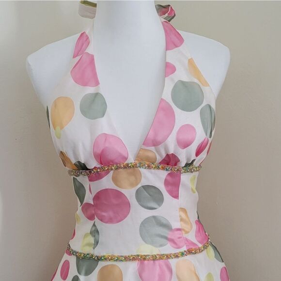 Terani Couture halter dress Size 4 - Picture 3 of 11